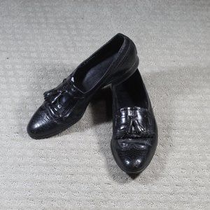 Florsheim Size 11 Black Wingtip Dress Shoes